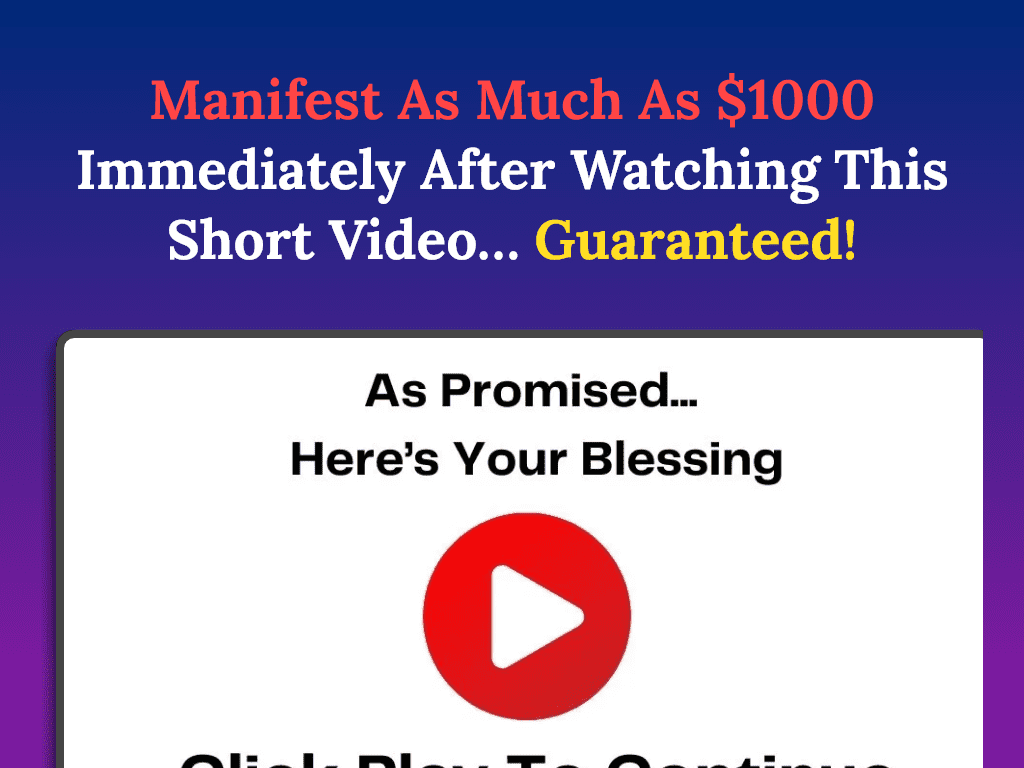 Universal Wealth Frequency Official Website!